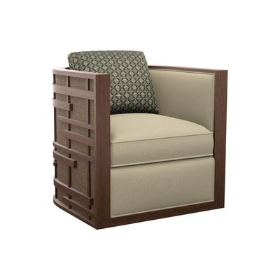 Tommy Bahama Home Featured Upholstery Semerang Swivel Chair