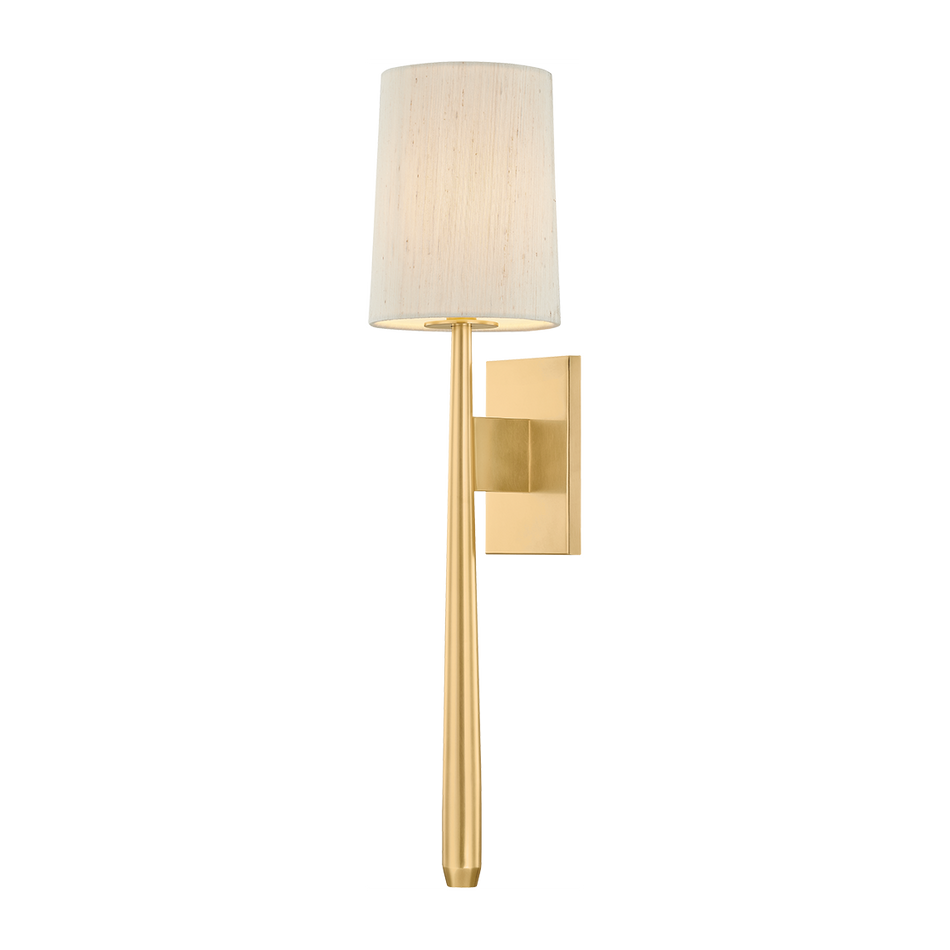 Hudson Valley Lighting Bridgeton 1 Light Aged Brass Wall Sconce Wall Light