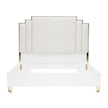 Michael Amini Palm Gate Upholstered Bed - Cloud White