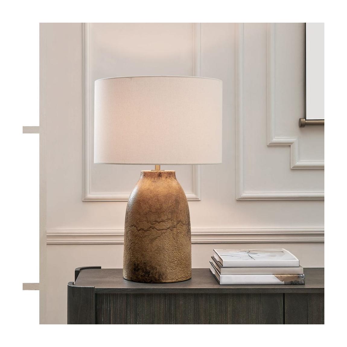 Uttermost Harris Mottled Brown Table Lamp