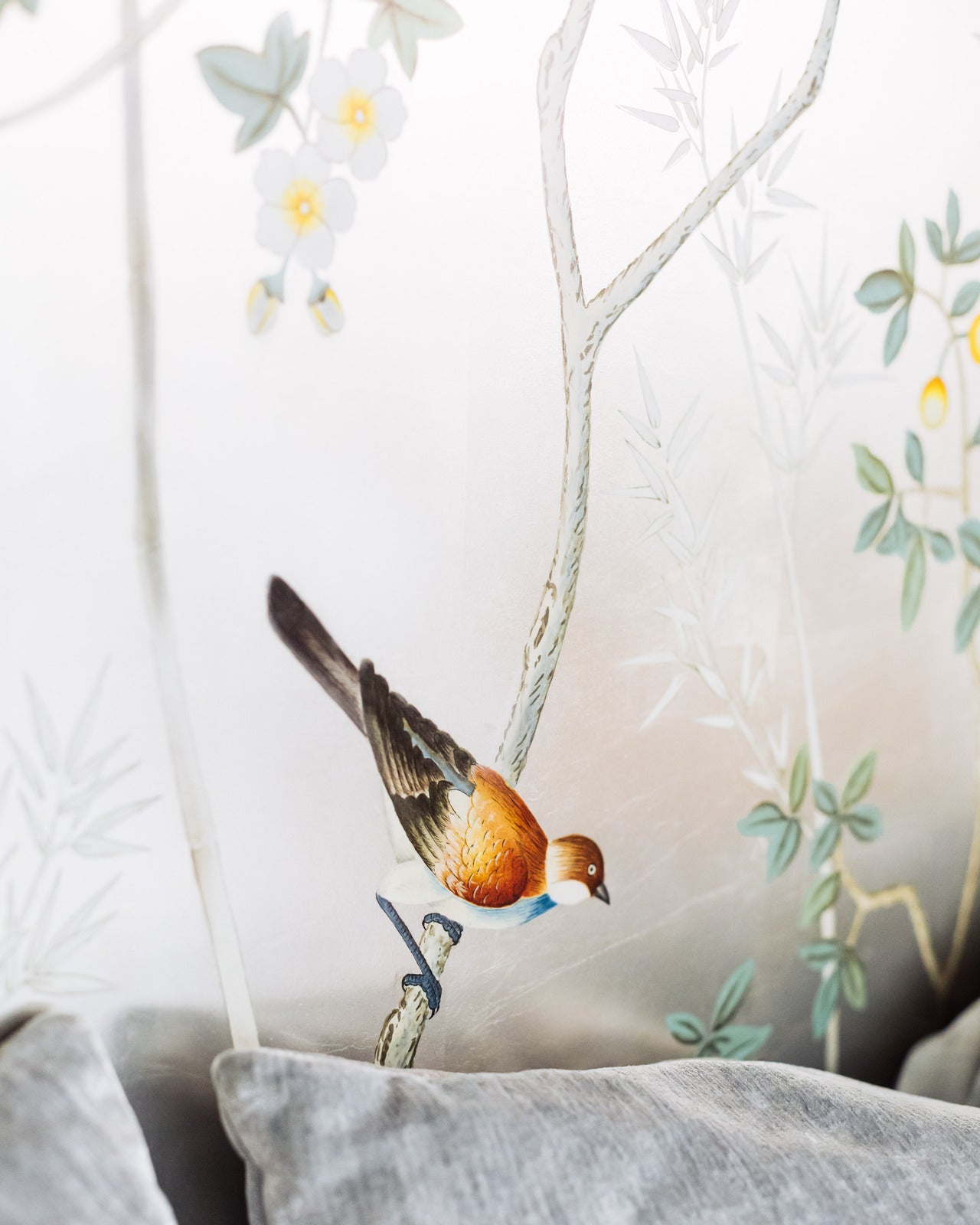 Jonathan Charles Shimmering Moon Half Round Panel Bed 500443-USK-HPS