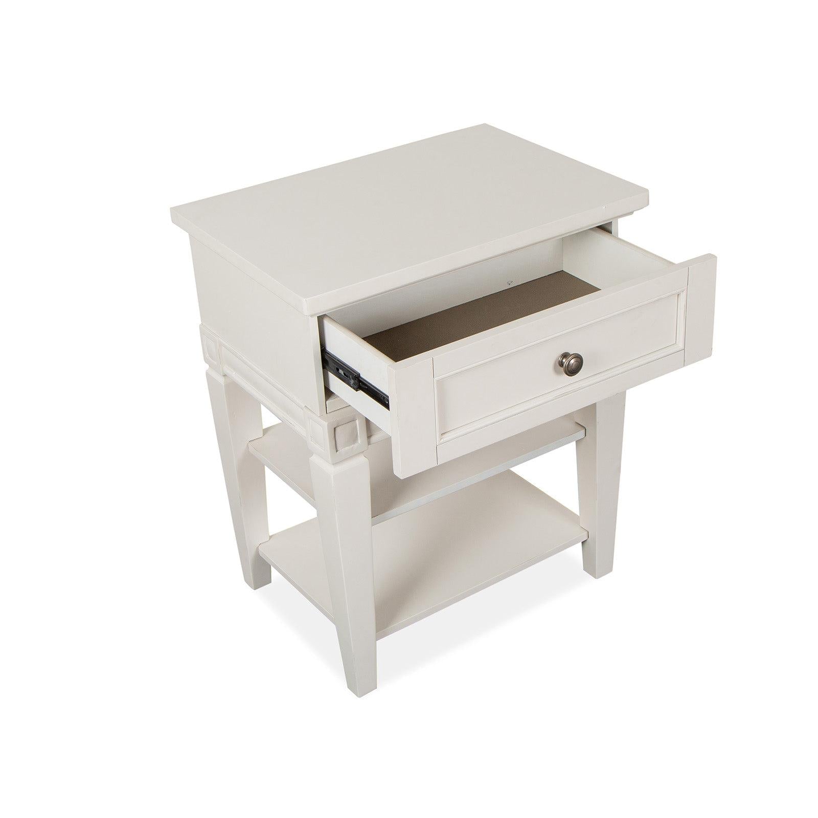 Magnussen Home Willowbrook Egg Shell White Nightstand