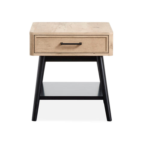 Magnussen Home Fletcher Driftwood Rectangular End Table