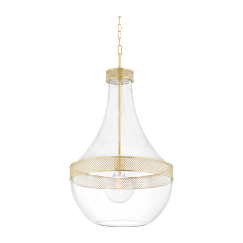 Hudson Valley Lighting Hagen 1 Light 17.5 inch Pendant Ceiling Light