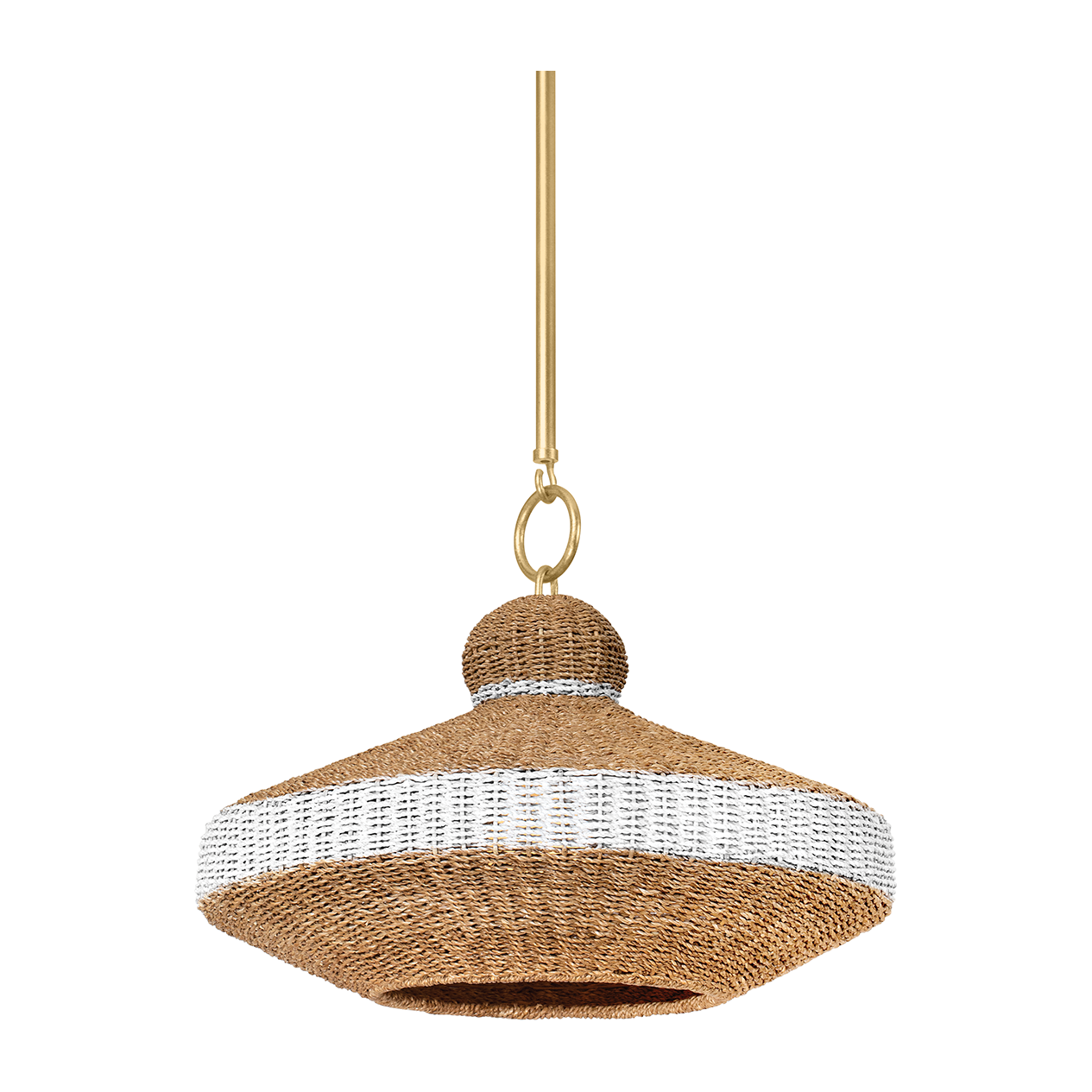 Hudson Valley Lighting Bethel 1 Light 20.75 inch Vintage Gold Leaf Pendant Ceiling Light Clearance