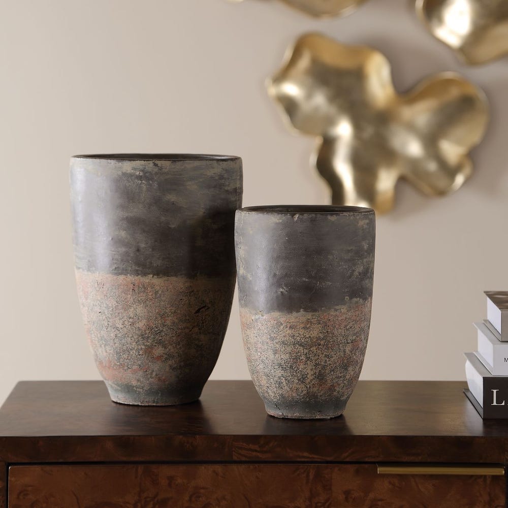 Uttermost Emberwash Planters - Set of 2