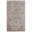 Feizy Cadiz 39T0F Traditional Medallion Rug in Ivory/Gray/Gold
