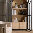 Interlude Claudine Glass Door Cabinet