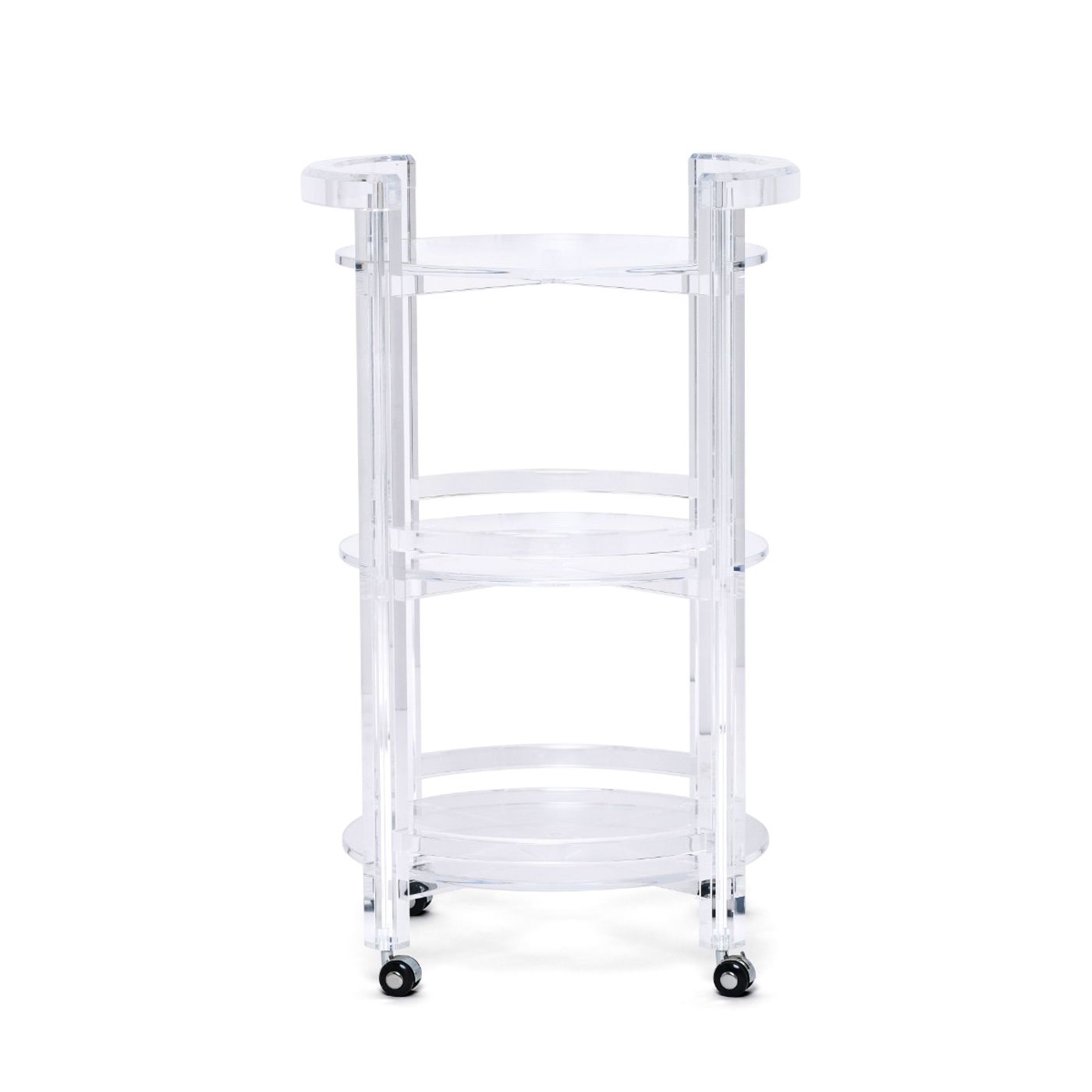 Interlude Diego Acrylic Bar Cart