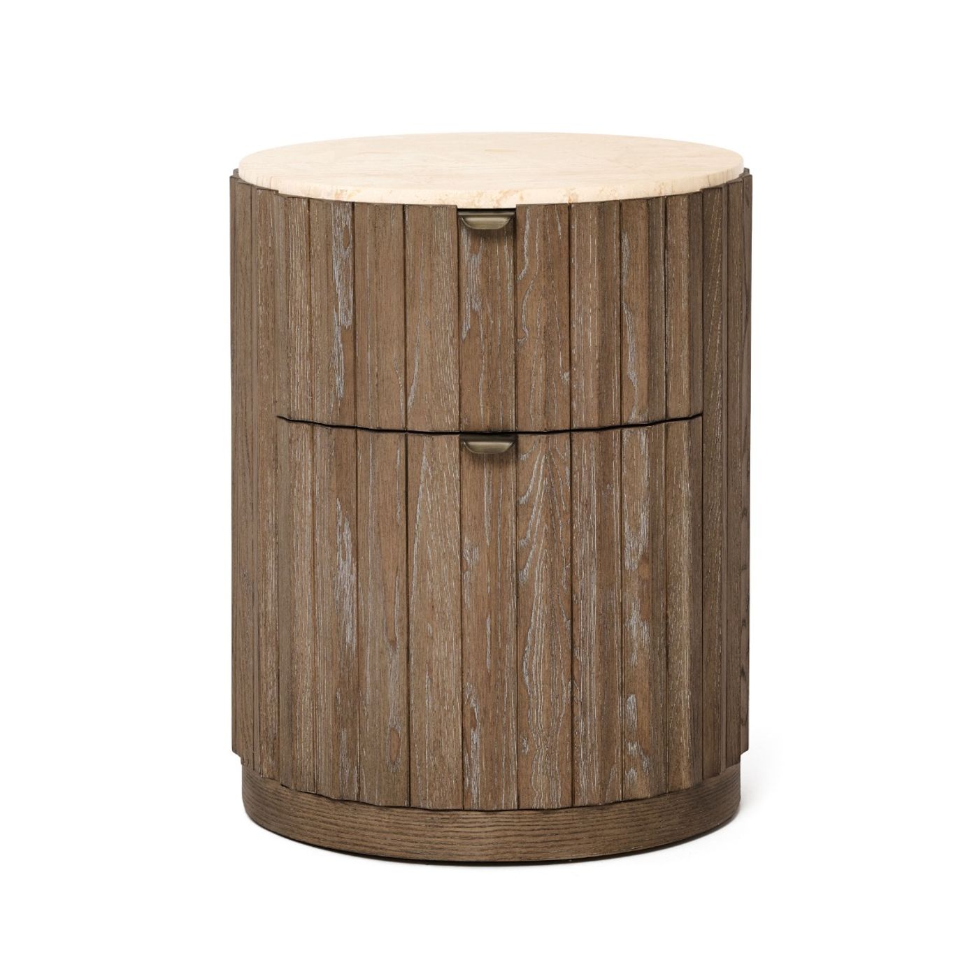 Interlude Montauk Autumn Brown Bedside Chest