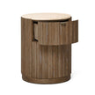 Interlude Montauk Autumn Brown Bedside Chest