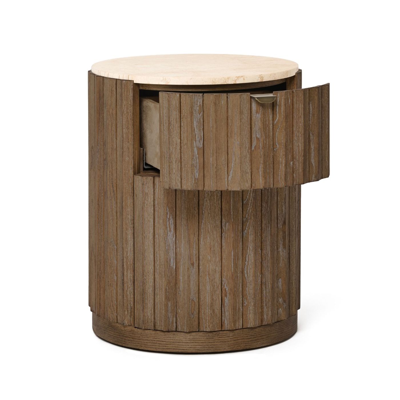 Interlude Montauk Autumn Brown Bedside Chest