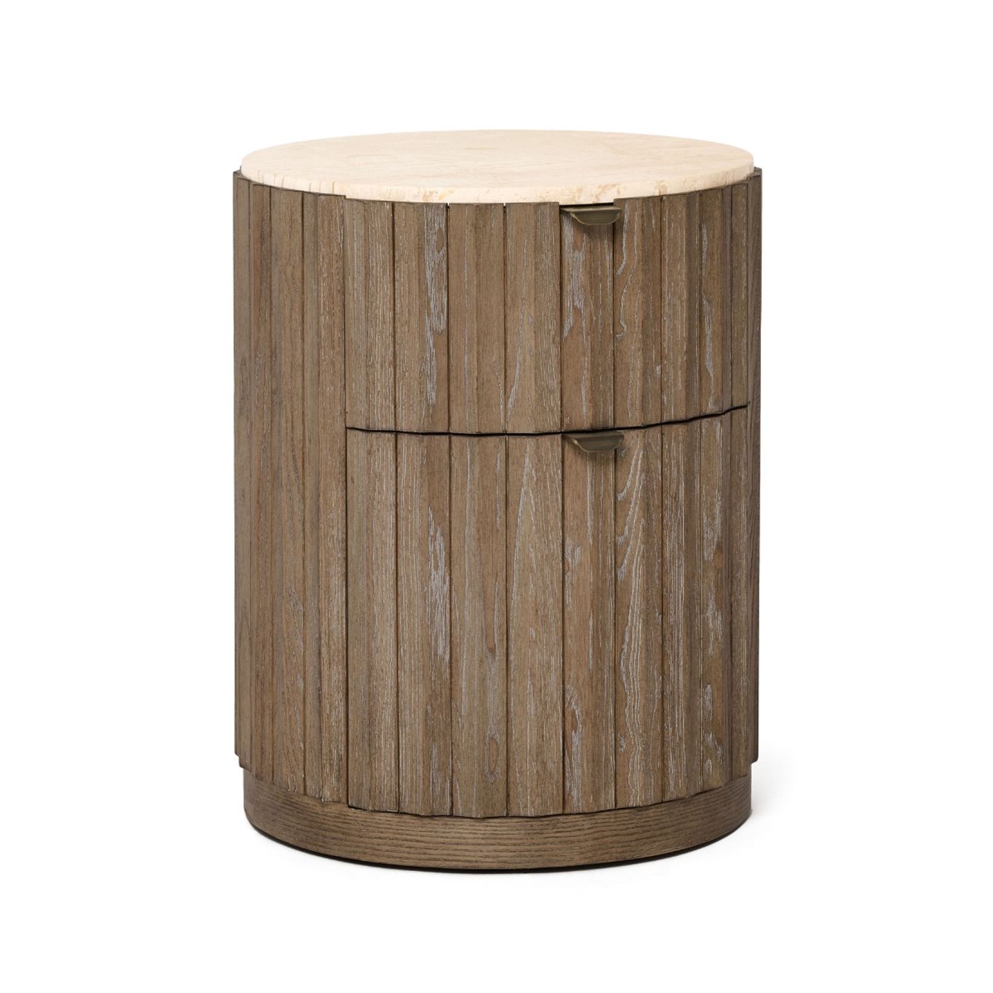 Interlude Montauk Autumn Brown Bedside Chest