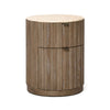 Interlude Montauk Autumn Brown Bedside Chest