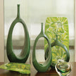 Global Views Open Oval Ring Vase