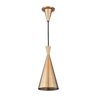 Hudson Valley Lighting Ovid 1 Light 6.5 inch Aged Brass Pendant Ceiling Light Clearance