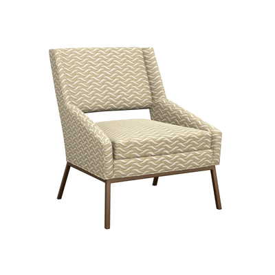 Lexington Featured Upholstery Amani Chair With Bright Brass
