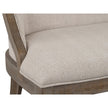 Magnussen Home Lancaster Dovetail Grey Upholstered Bench With Back