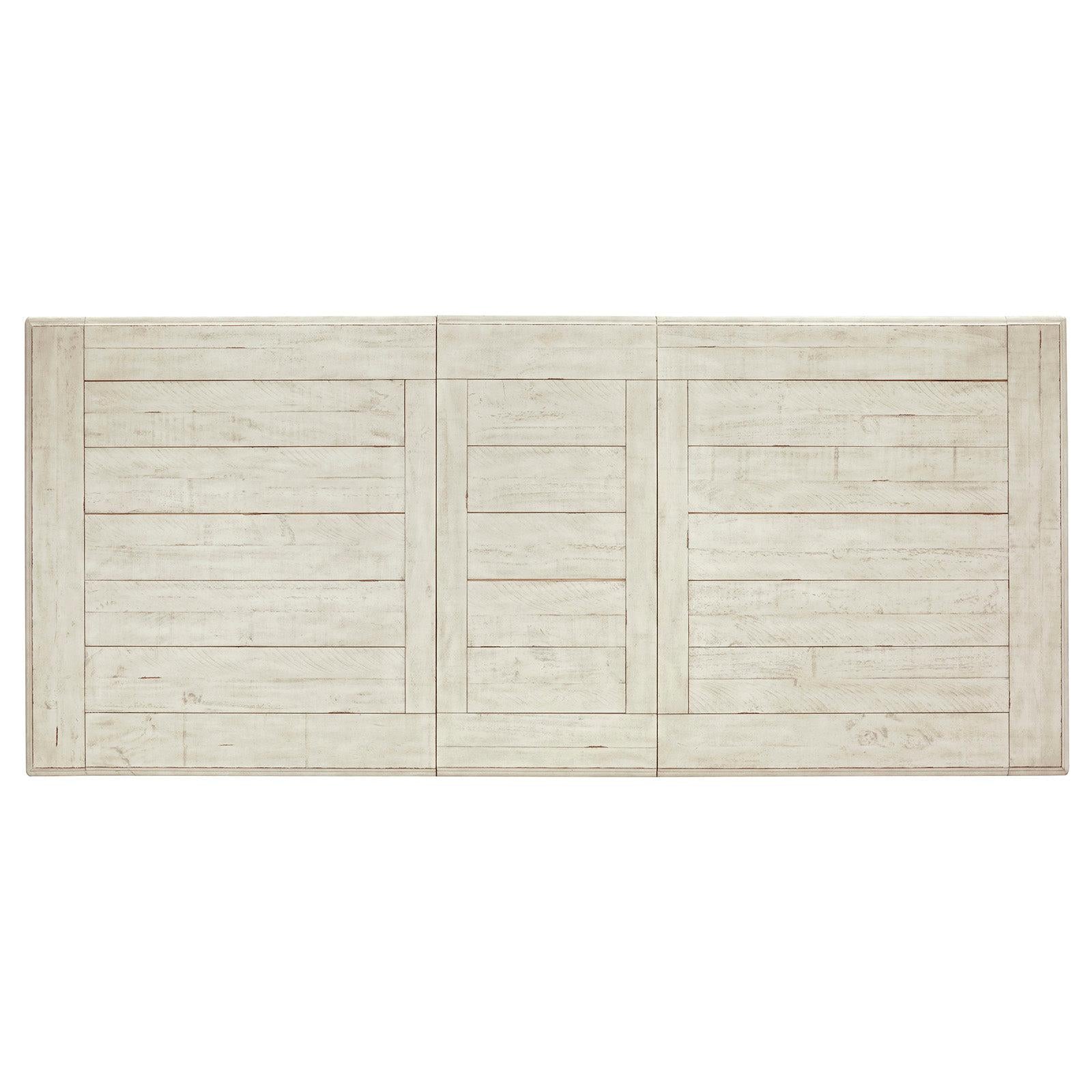 Magnussen Home Newport Alabaster Extendable Dining Table