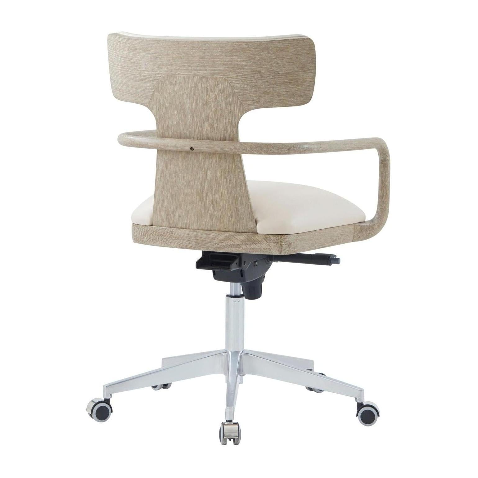 Theodore Alexander Repose Wooden Upholstered Study Chair