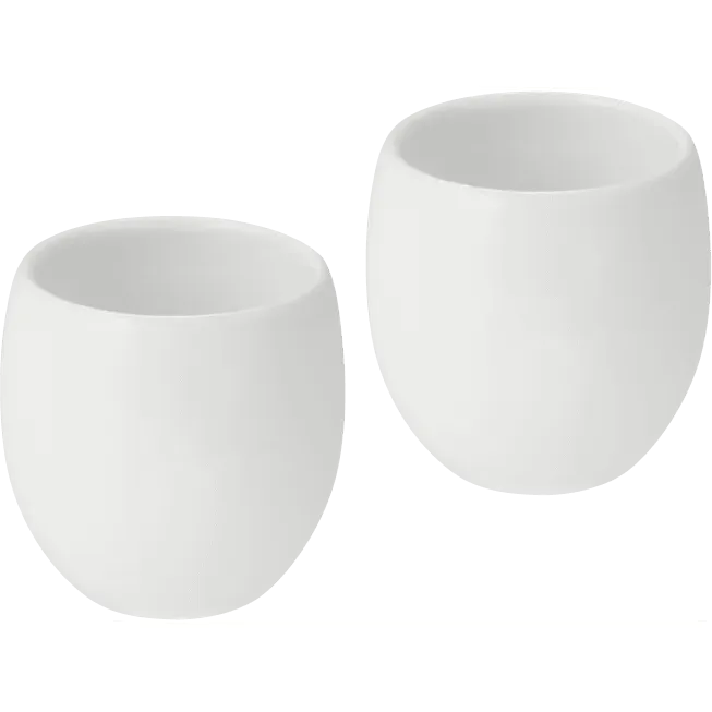 Christofle Mood Coffee Porcelain Espresso Coffee Cup-Set of 2