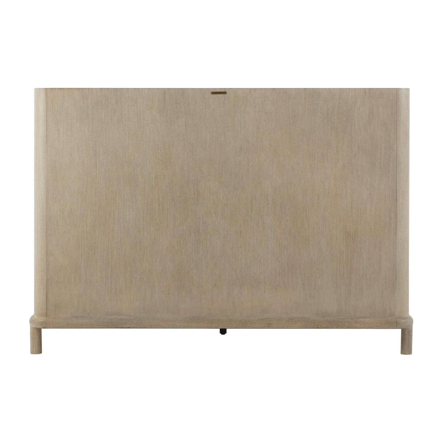 Theodore Alexander Repose Wooden with Upholstered Headboard Bed