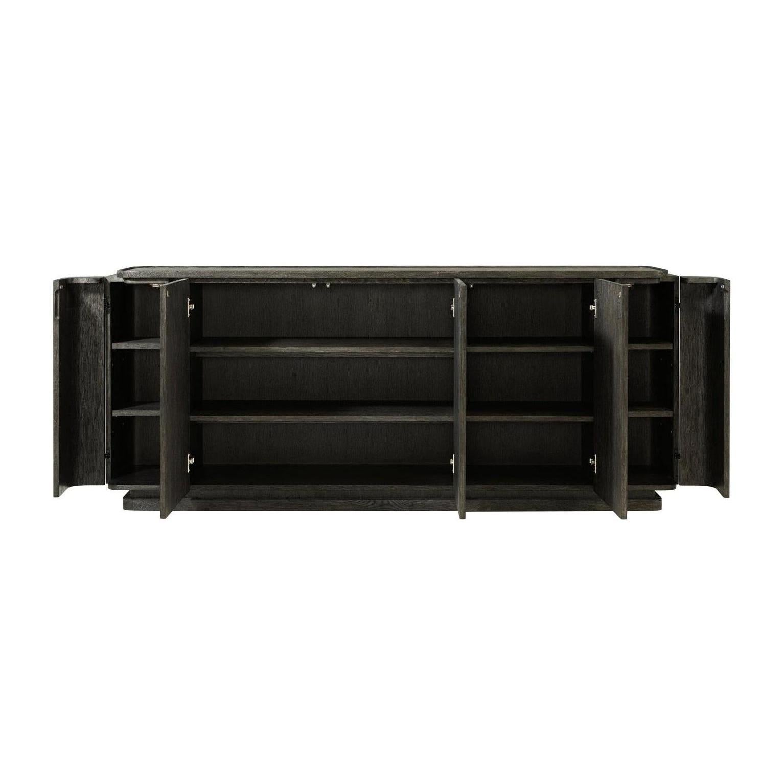 Theodore Alexander Repose Panel Triple-Door Sideboard