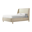 Theodore Alexander Repose Wooden with Upholstered Headboard Bed