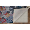 Feizy Dafney 8869F Transitional Floral & Botanical in Blue/Gray/Pink