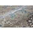 Feizy Dartmouth 39QLF Transitional Floral & Botanical Rug in Gray/Blue/Taupe