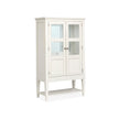 Magnussen Home Willowbrook Egg Shell White Display Cabinet