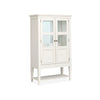 Magnussen Home Willowbrook Egg Shell White Display Cabinet