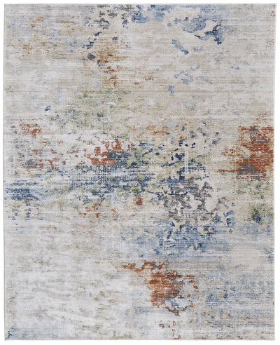 Feizy Sonora 39NUF Rug in Ivory/Multi