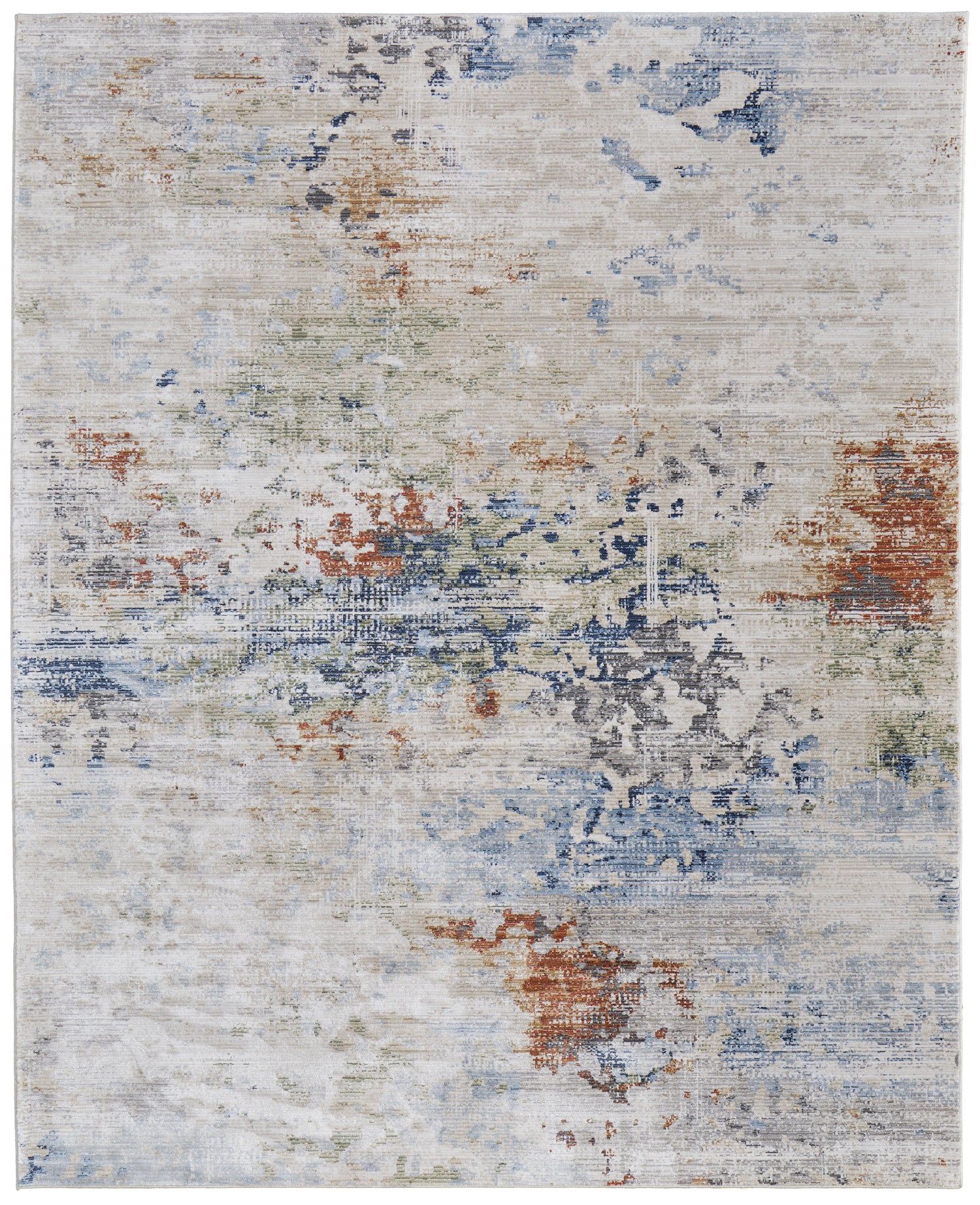 Feizy Sonora 39NUF Rug in Ivory/Multi