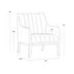 Sunpan Wolfe Blue Lounge Chair