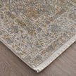 Feizy Cadiz 39T0F Traditional Medallion Rug in Ivory/Gray/Gold