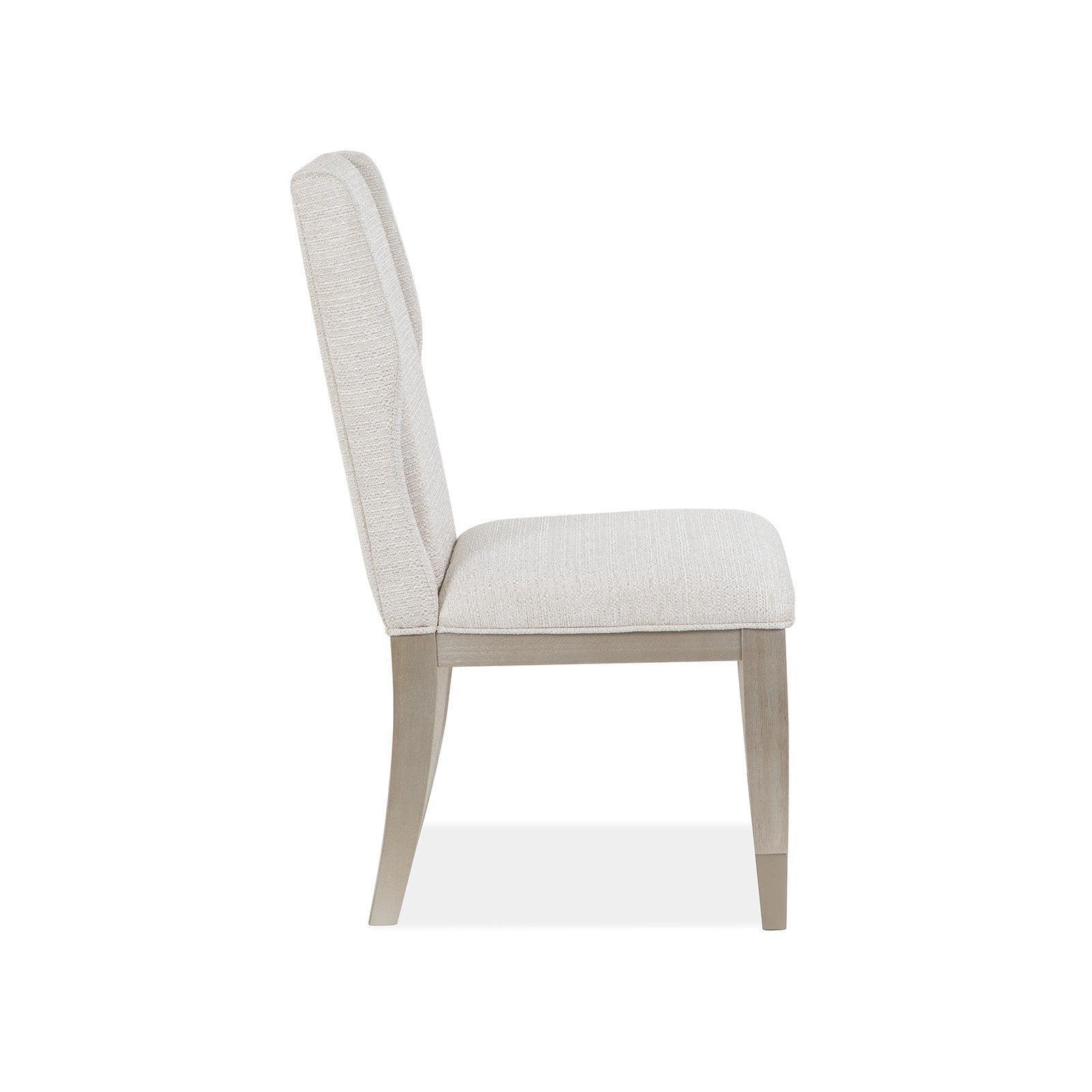 Magnussen Home Lenox Acadia White Upholstered Host Chair Set of 2