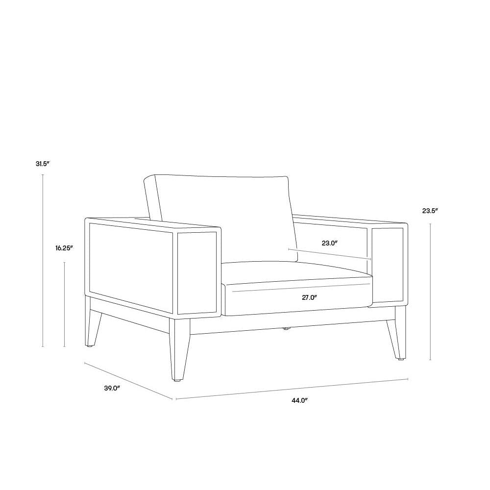 Sunpan Salerno Armchair Clearance
