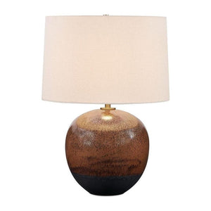 Uttermost Brownell Rust Brown Table Lamp