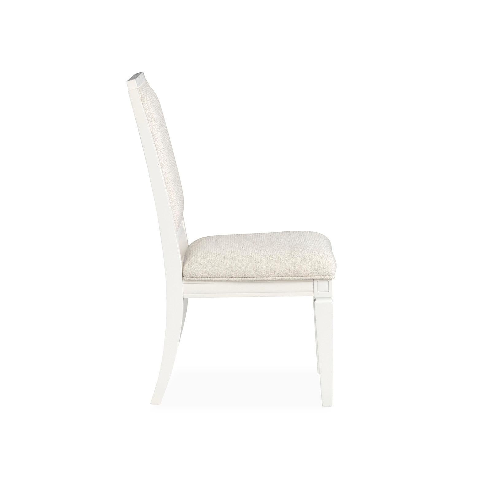 Magnussen Home Willowbrook Egg Shell White Side Chair Set of 2