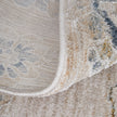 Feizy Pasha 39M9F Transitional Floral & Botanical in Taupe/Ivory/Blue