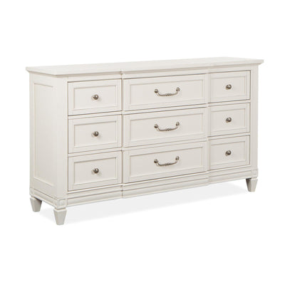 Magnussen Home Willowbrook Egg Shell White Drawer Dresser