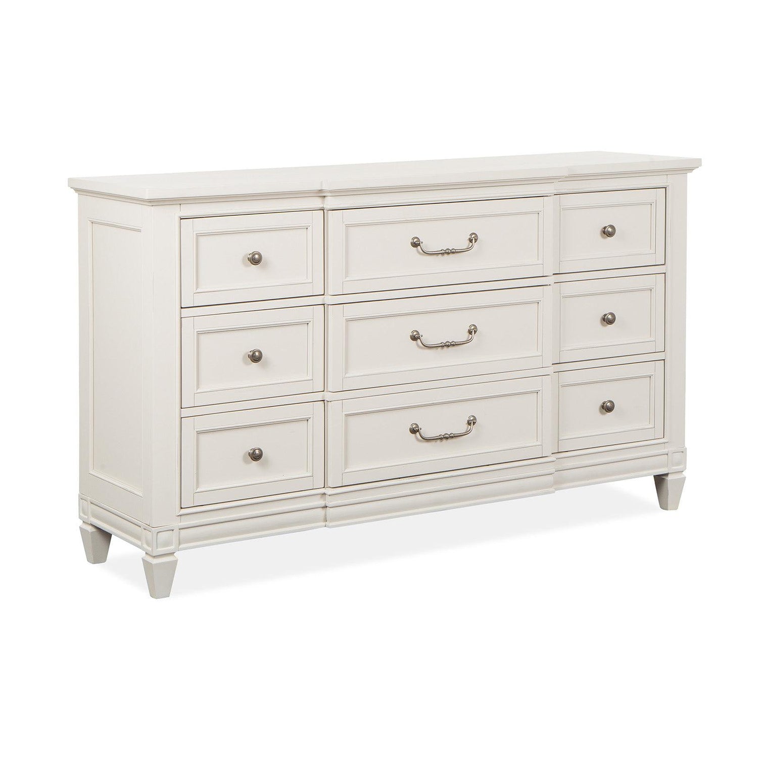 Magnussen Home Willowbrook Egg Shell White Drawer Dresser