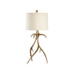 Wildwood Antler Brass Hall Lamp