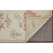 Feizy Grafton 69FLF Transitional Floral & Botanical Rug in Ivory/Orange/Gray