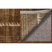 Feizy Agape 69HAF Modern Abstract Rug in Brown/Ivory
