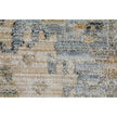 Feizy Augustine 39TZF Traditional Bordered, Blue/Ivory/Tan, Rug