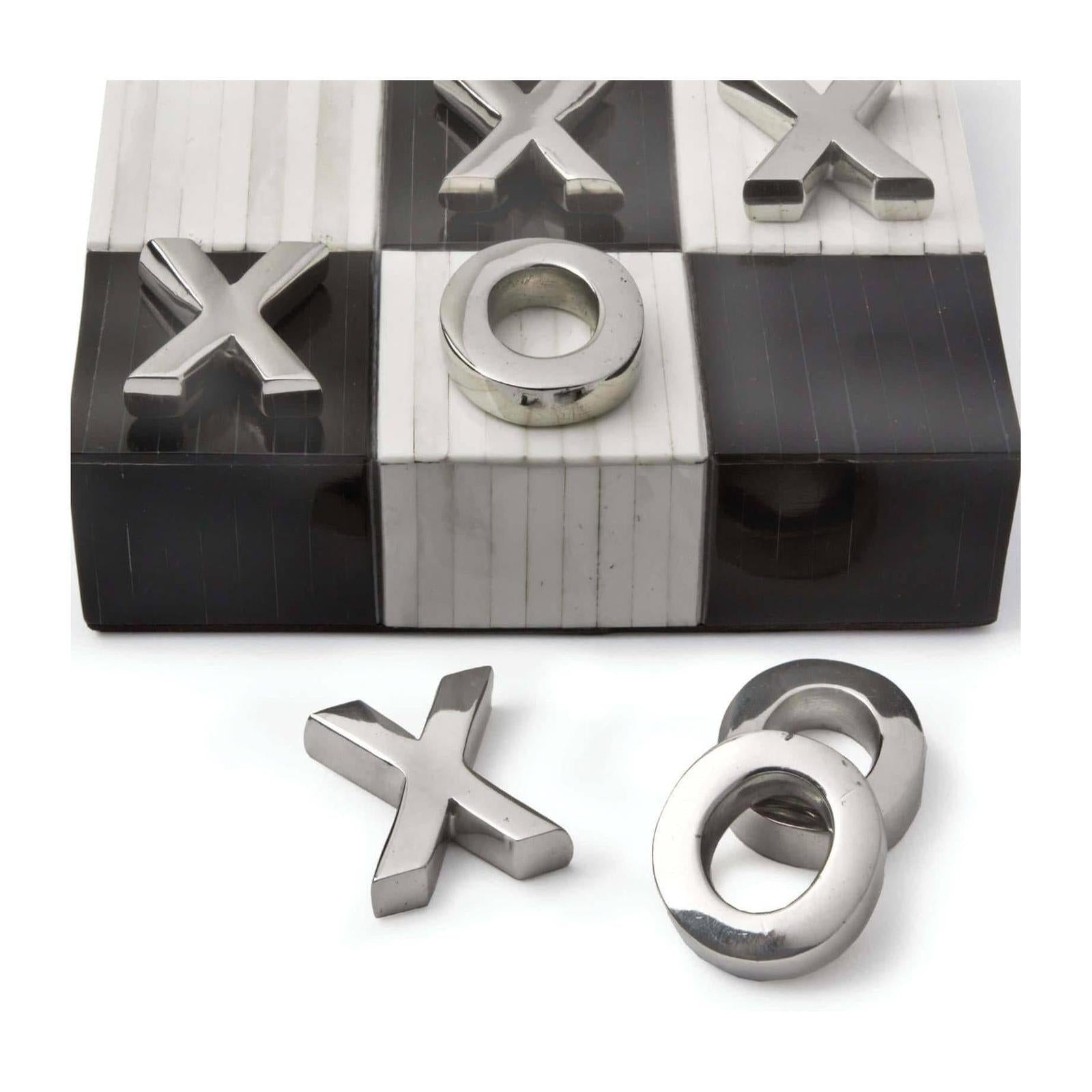 Regina Andrew Tic Tac Toe Flat Board With Nickel Pieces