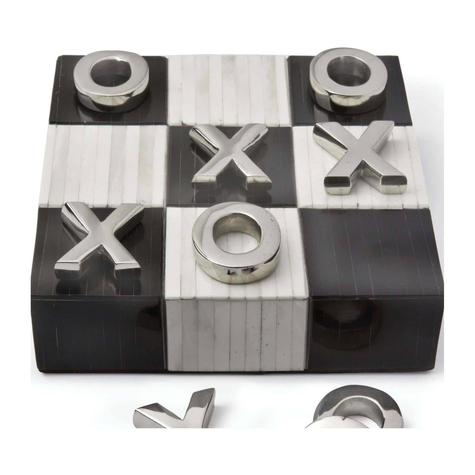 Regina Andrew Tic Tac Toe Flat Board With Nickel Pieces