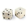 Regina Andrew Oversized Bone Gaming Dice Pair